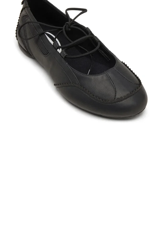 ballerine stringate d-mile Ballerine stringate D-Mile in pelle e mesh ballerine stringate d-mile Ballerine stringate D-Mile in pelle e mesh