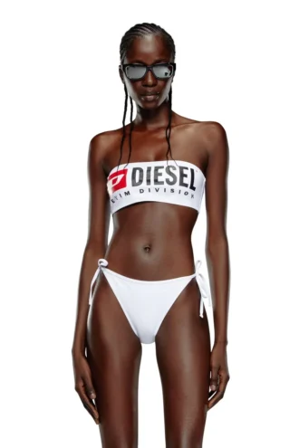 bfb-bryna Top bikini a fascia con maxi logo