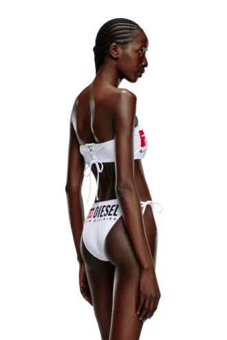 bfb-bryna Top bikini a fascia con maxi logo