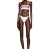 bfb-bryna Top bikini a fascia con maxi logo bfb-bryna Top bikini a fascia con maxi logo