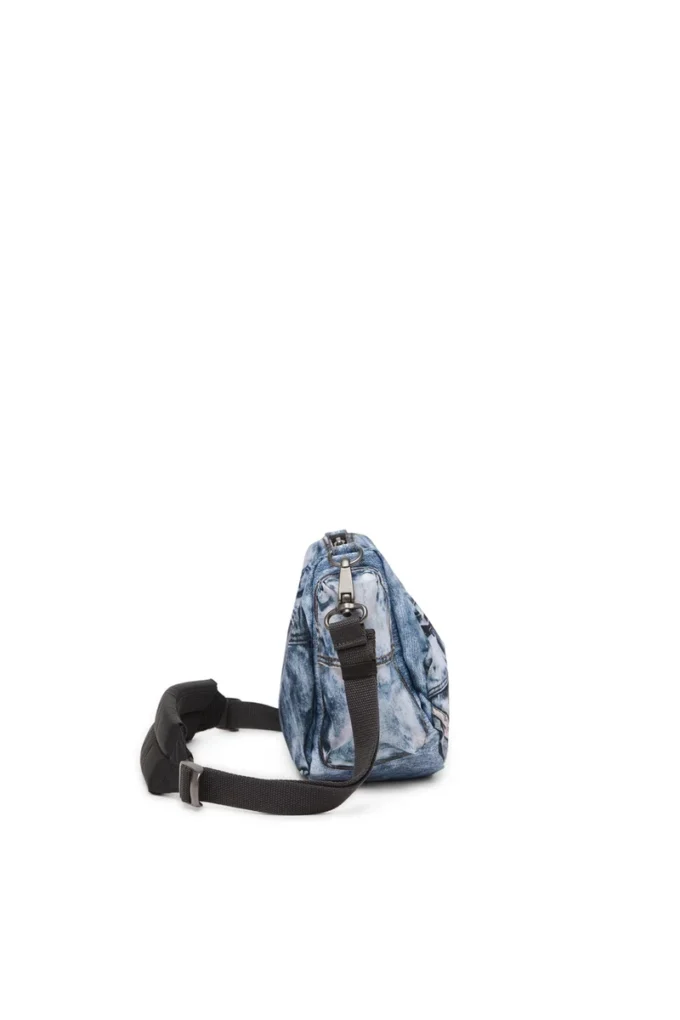 Borsa a tracolla Diesel Borsa multipocket in denim trompe l’oeil Borsa a tracolla Diesel Borsa multipocket in denim trompe l’oeil