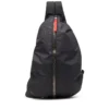 Borsa a tracolla zip-d x Zaino Zip-D-Sling in tessuto jacquard a quadri Borsa a tracolla zip-d x Zaino Zip-D-Sling in tessuto jacquard a quadri