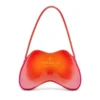 Borsa coconut bl_m Borsa a tracolla Double-D-Glossy con stampa loto Borsa coconut bl_m Borsa a tracolla Double-D-Glossy con stampa loto