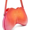 Borsa coconut bl_m Borsa a tracolla Double-D-Glossy con stampa loto Borsa coconut bl_m Borsa a tracolla Double-D-Glossy con stampa loto
