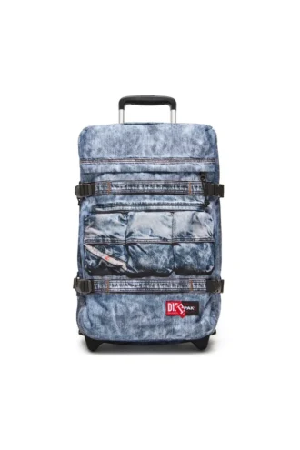 Borsa da cabina Diesel Transit’r in denim trompe l’oeil