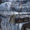 Borsa da cabina Diesel Transit’r in denim trompe l’oeil