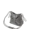 Borsa Scrunch-D-Bucket Borsa Scrunch-D-Bucket in pelle lucida stropicciata Borsa Scrunch-D-Bucket Borsa Scrunch-D-Bucket in pelle lucida stropicciata