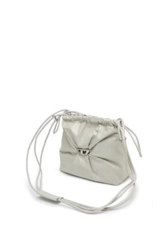 Borsa Scrunch-D-Bucket Borsa Scrunch-D-Bucket in pelle lucida stropicciata
