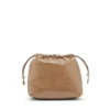 Borsa Scrunch-D-Bucket Borsa Scrunch-D-Bucket in pelle lucida stropicciata Borsa Scrunch-D-Bucket Borsa Scrunch-D-Bucket in pelle lucida stropicciata