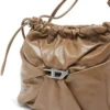 Borsa Scrunch-D-Bucket Borsa Scrunch-D-Bucket in pelle lucida stropicciata Borsa Scrunch-D-Bucket Borsa Scrunch-D-Bucket in pelle lucida stropicciata