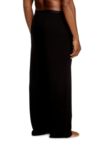 bradley-d-pop Pantaloni lounge in cotone felpato con logo in vita