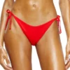 brazilian-d-core Slip bikini con lacci laterali e logo sul retro brazilian-d-core Slip bikini con lacci laterali e logo sul retro
