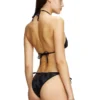 brazilian-d-core Slip bikini con lacci laterali e logo sul retro brazilian-d-core Slip bikini con lacci laterali e logo sul retro