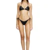 brazilian-d-core Slip bikini con lacci laterali e logo sul retro brazilian-d-core Slip bikini con lacci laterali e logo sul retro