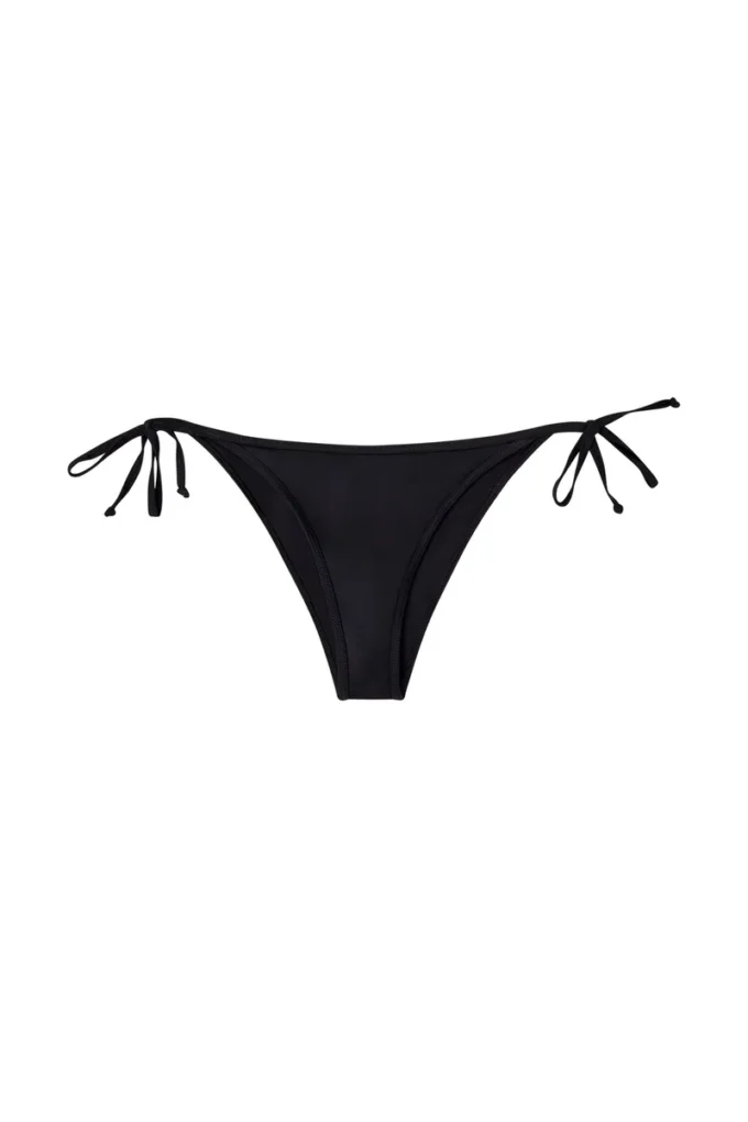 brazilian-d-core Slip bikini con lacci laterali e logo sul retro brazilian-d-core Slip bikini con lacci laterali e logo sul retro