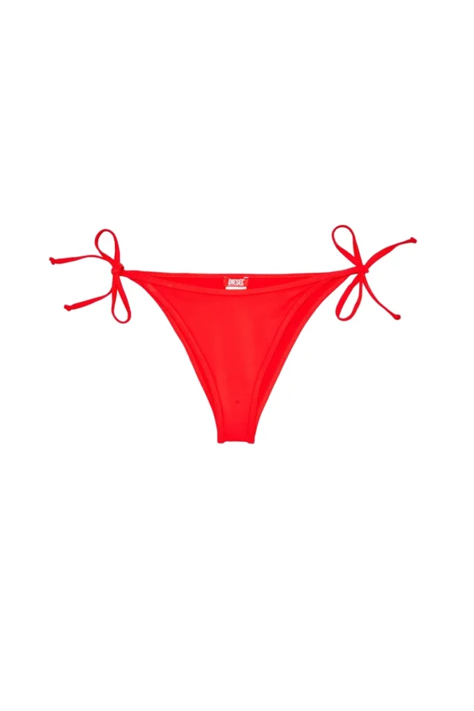 brazilian-d-core Slip bikini con lacci laterali e logo sul retro brazilian-d-core Slip bikini con lacci laterali e logo sul retro