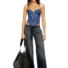 bridget-dnm Body in maglia effetto denim bridget-dnm Body in maglia effetto denim
