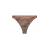 bunchy-utlt Slip da bikini mimetico con logo ritagliato bunchy-utlt Slip da bikini mimetico con logo ritagliato