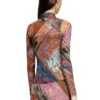 c-amelia Camicia in viscosa elasticizzata con stampa araldica c-amelia Camicia in viscosa elasticizzata con stampa araldica