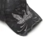 c-fenix Cappellino da baseball effetto consumato con stampa Phoenix c-fenix Cappellino da baseball effetto consumato con stampa Phoenix