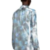 c-ronor-s2 Camicia metallizzata con stampa di rose sfocate c-ronor-s2 Camicia metallizzata con stampa di rose sfocate