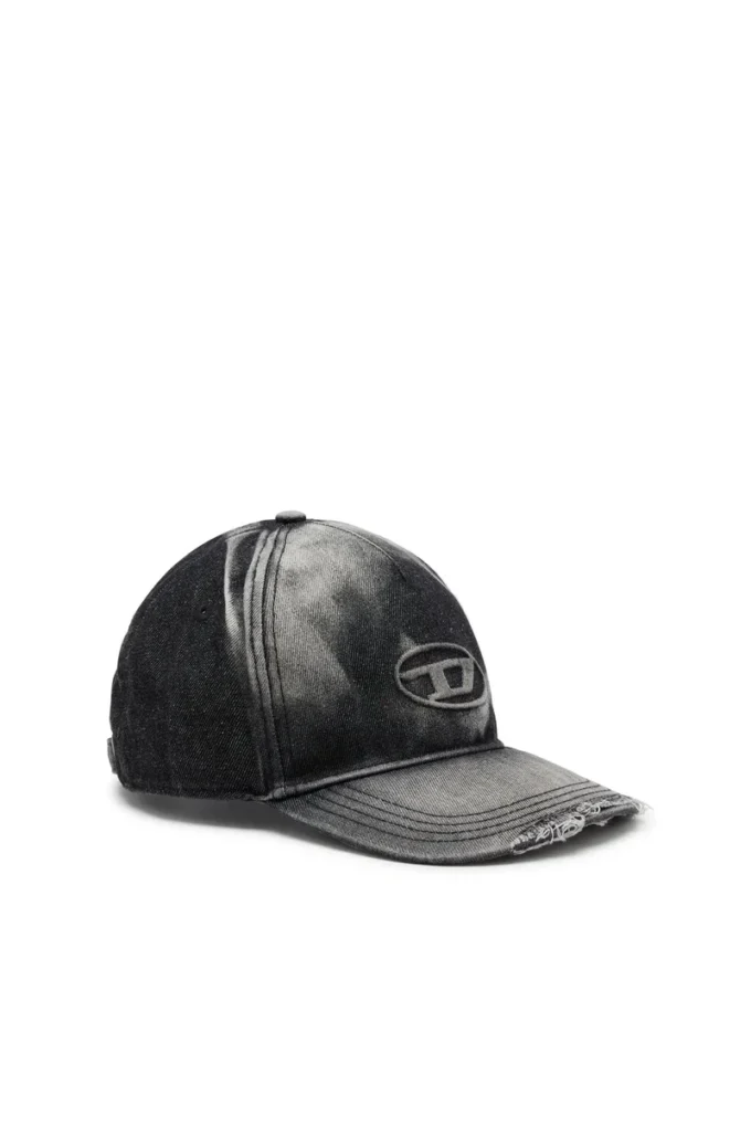c-seymon-black Cappellino da baseball in denim effetto consumato c-seymon-black Cappellino da baseball in denim effetto consumato