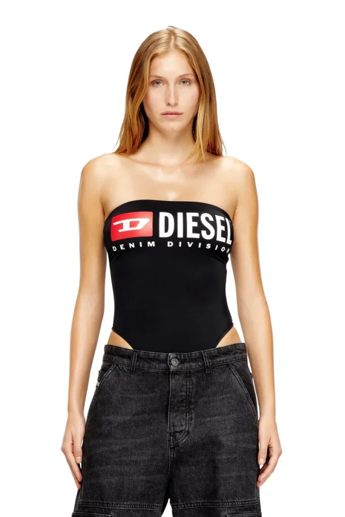 cecilia-d-core Costume da bagno senza spalline con logo Diesel Denim Division cecilia-d-core Costume da bagno senza spalline con logo Diesel Denim Division