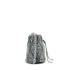 charm-d bucket s Borsa a secchiello Charm-D S-Mini in denim trapuntato argyle