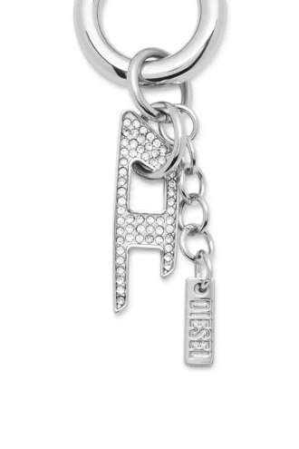 Charm-D Ciondolo con strass Ciondolo a forma di D
