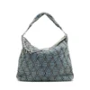charm-d hobo Borsa hobo Charm-D-Large in denim trapuntato con motivo argyle charm-d hobo Borsa hobo Charm-D-Large in denim trapuntato con motivo argyle