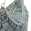 charm-d hobo Borsa hobo Charm-D-Large in denim trapuntato con motivo argyle charm-d hobo Borsa hobo Charm-D-Large in denim trapuntato con motivo argyle