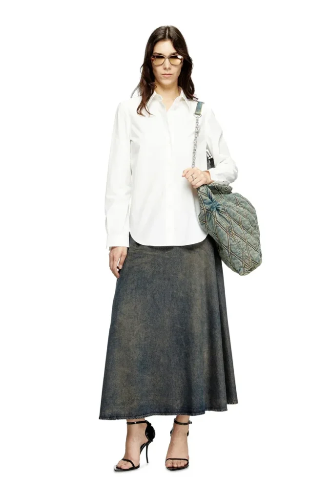 charm-d hobo Borsa hobo Charm-D-Large in denim trapuntato con motivo argyle charm-d hobo Borsa hobo Charm-D-Large in denim trapuntato con motivo argyle