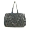 charm-d shopper Borsa Charm-D-Tote in denim trapuntato Argyle charm-d shopper Borsa Charm-D-Tote in denim trapuntato Argyle