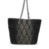 charm-d shopper m Borsa Charm-D-Tote in denim trapuntato charm-d shopper m Borsa Charm-D-Tote in denim trapuntato