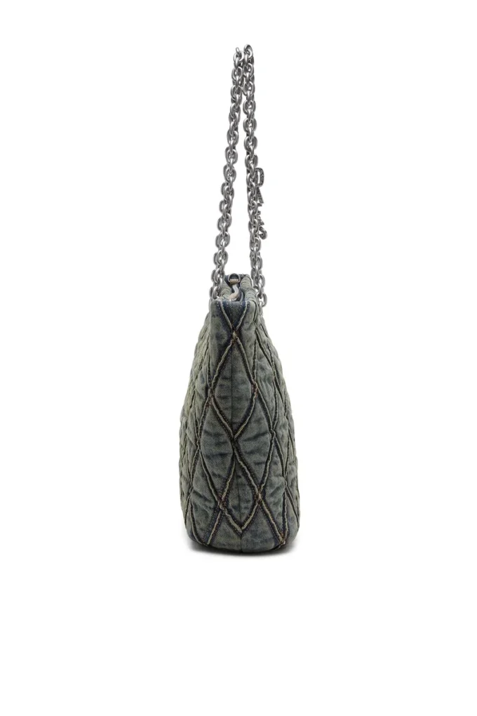 charm-d shopper m Borsa Charm-D-Tote in denim trapuntato charm-d shopper m Borsa Charm-D-Tote in denim trapuntato