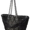 charm-d shopper m Borsa Charm-D-Tote in denim trapuntato charm-d shopper m Borsa Charm-D-Tote in denim trapuntato