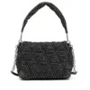 charm-d shoulder m Borsa a tracolla Charm-D M in denim trapuntato charm-d shoulder m Borsa a tracolla Charm-D M in denim trapuntato