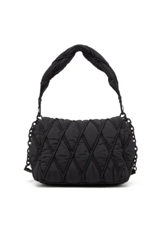 charm-d shoulder m Borsa a tracolla Charm-D M in nylon trapuntato charm-d shoulder m Borsa a tracolla Charm-D M in nylon trapuntato