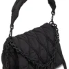 charm-d shoulder m Borsa a tracolla Charm-D M in nylon trapuntato charm-d shoulder m Borsa a tracolla Charm-D M in nylon trapuntato