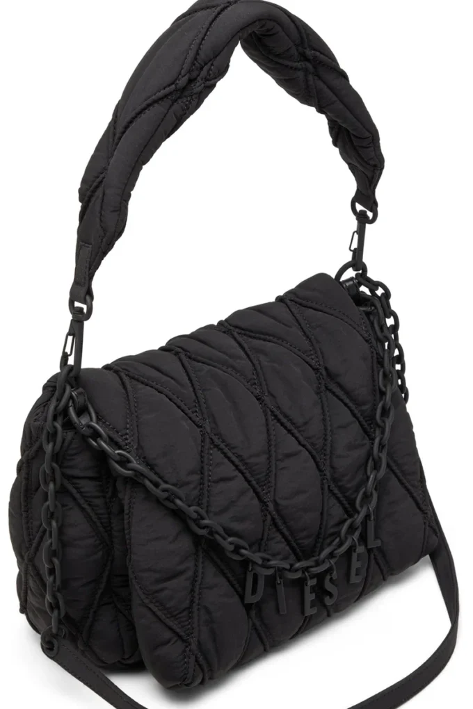 charm-d shoulder m Borsa a tracolla Charm-D M in nylon trapuntato charm-d shoulder m Borsa a tracolla Charm-D M in nylon trapuntato