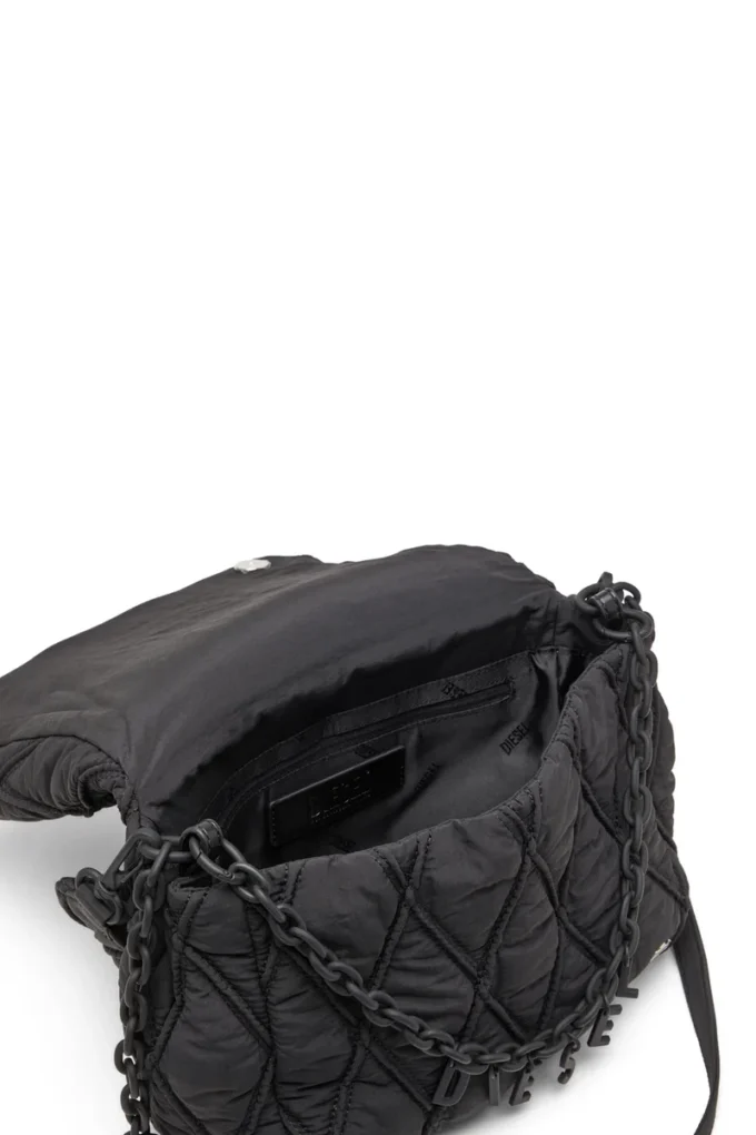 charm-d shoulder m Borsa a tracolla Charm-D M in nylon trapuntato charm-d shoulder m Borsa a tracolla Charm-D M in nylon trapuntato