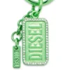 charm-diesel Portachiavi in metallo con logo Diesel e strass charm-diesel Portachiavi in metallo con logo Diesel e strass