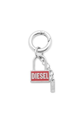 charm-lock Portachiavi in metallo con charm a forma di lucchetto