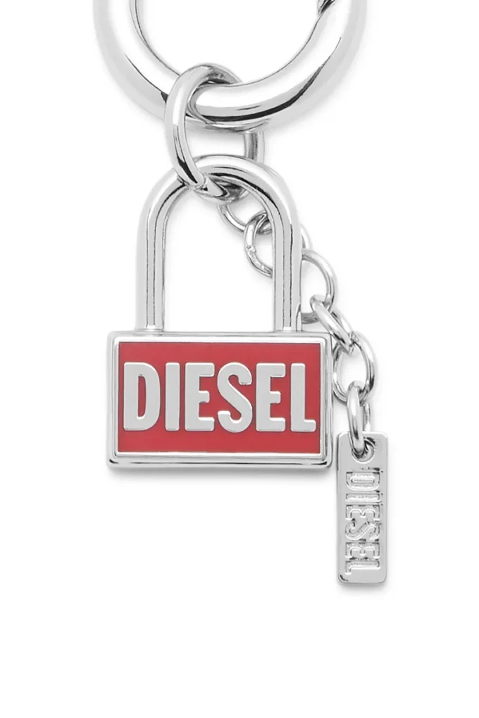 charm-lock Portachiavi in metallo con charm a forma di lucchetto charm-lock Portachiavi in metallo con charm a forma di lucchetto