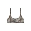 chelsea-utlt Reggiseno sportivo in nylon con stampa leopardata chelsea-utlt Reggiseno sportivo in nylon con stampa leopardata