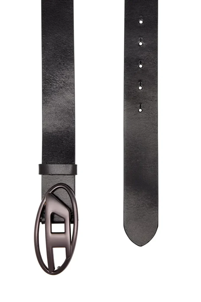 Cintura in pelle b-1dr da 3,9 cm con fibbia ovale metallica a D Cintura in pelle b-1dr da 3,9 cm con fibbia ovale metallica a D