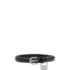 Cintura sottile in pelle da 1,4 cm con charm a forma di borsa 1DR Cintura sottile in pelle da 1,4 cm con charm a forma di borsa 1DR