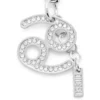 Ciondolo Cancro Ciondolo Cancro in metallo con strass Ciondolo Cancro Ciondolo Cancro in metallo con strass