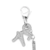 Ciondolo Capricorno in metallo con strass Ciondolo Capricorno in metallo con strass