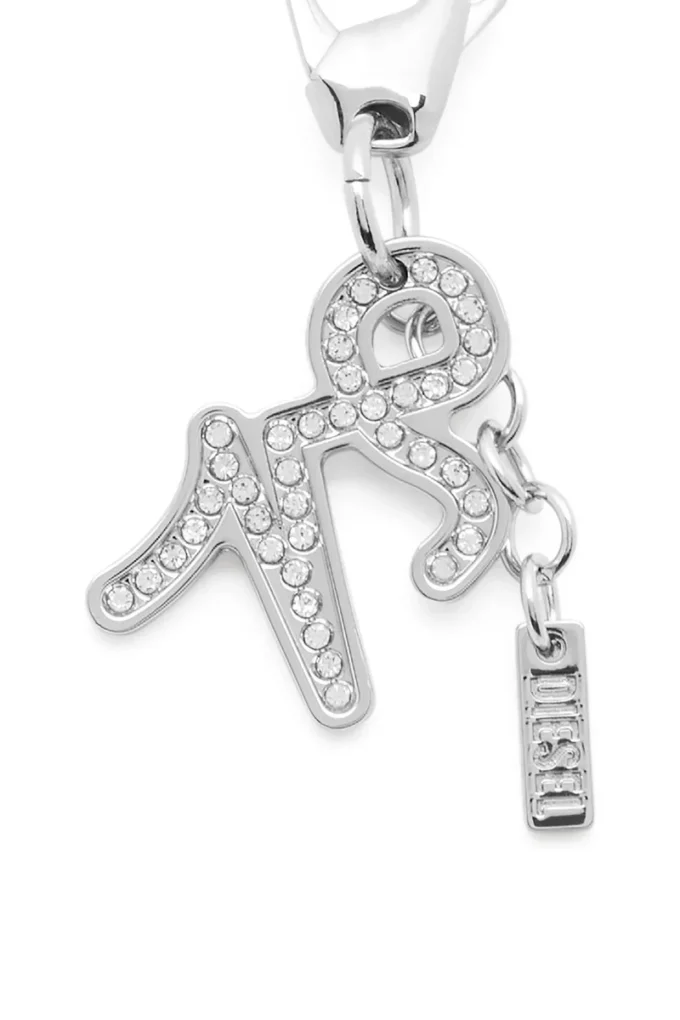 Ciondolo Capricorno in metallo con strass Ciondolo Capricorno in metallo con strass